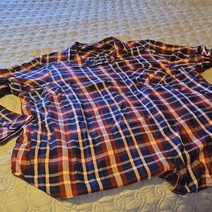 Multicolor Plaid Cowgirl Button-Up Shirt Torrid Size 3